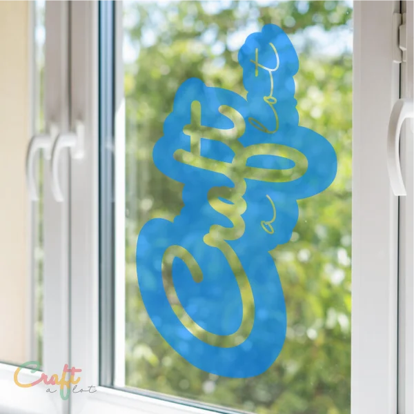 052 Azuurblauw Transparant - Oracal 8300 Zelfklevend Vinyl smokefolie