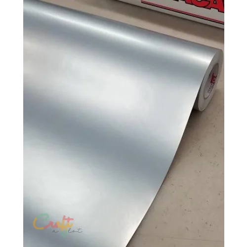 090 Zilver Mat - Oracal 641 Plakfolie zelfklevend vinyl snijfolie