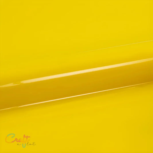 Opstrijkbare flex folie om kleding te bedrukken citroengeel lemon A0003 van Siser easyweed p.s. film standaard flexfolie