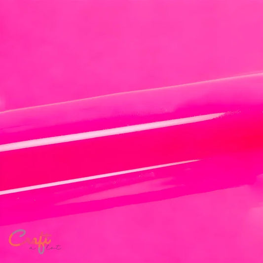 Opstrijkbare flex folie om kleding te bedrukken neonroze fluo pink A0024 van Siser easyweed p.s. film standaard flexfolie