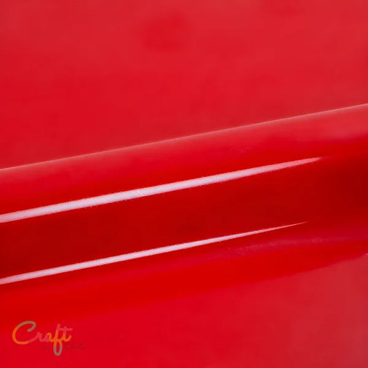 Opstrijkbare flex folie om kleding te bedrukken helderrood bright red A0028 van Siser easyweed p.s. film standaard flexfolie