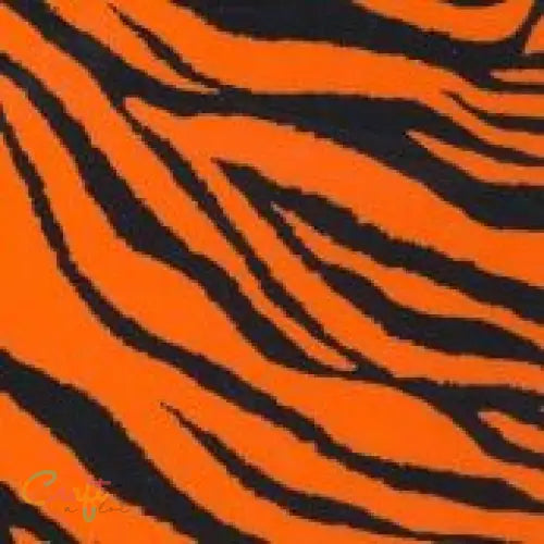 A4 - Zebra Fluor Oranje - Chemica Fashion - Flexfolie • Flex • Geprint • Heat transfer vinyl