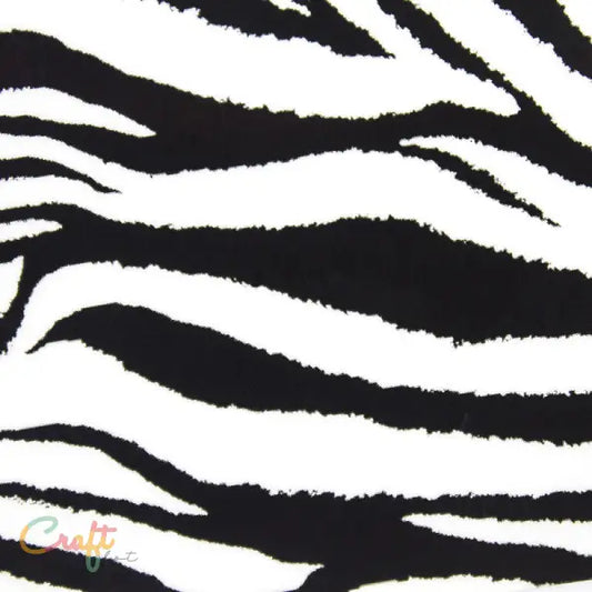 A4 - Zebra Wit - Chemica Fashion - Flexfolie • Flex • Geprint • Heat transfer vinyl