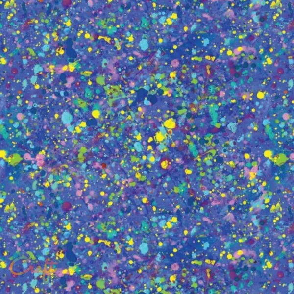 Blue Paint Splash Infusible Ink Transfer Sheets Small - Cricut - infusible ink • pre-printed • Sublimatie • Sublimation