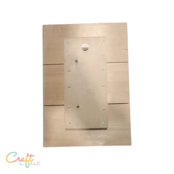 Bord vurenhout - Wandbord • Hout Houtbranden Neutraal Wanddecoratie