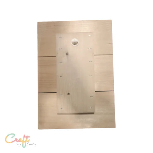 Bord vurenhout - Wandbord • Hout Houtbranden Neutraal Wanddecoratie