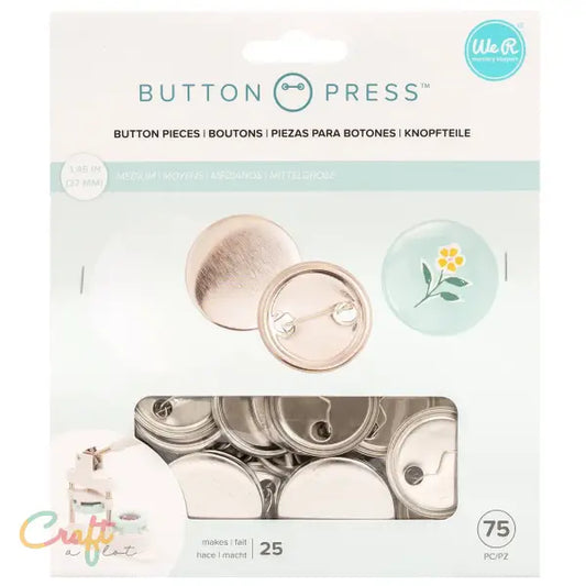 Button press buttons Ø37mm - Press • Speld • We R Memory Keepers