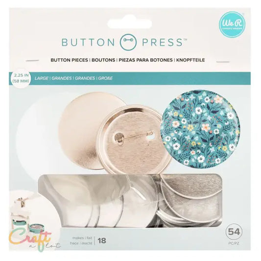 Button press buttons Ø58mm - Press • Speld • We R Memory Keepers