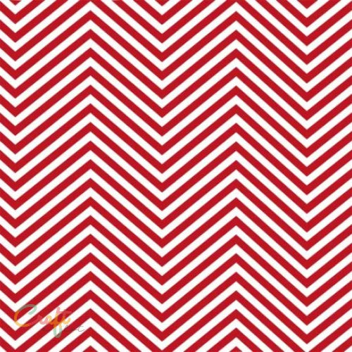 Chevron Klein Rood - Chemica Fashion 30x19 - Flexfolie • Flex • Geprint • Heat transfer vinyl