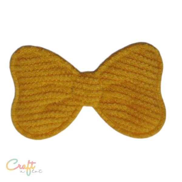 Corduroy Strik Geel Patch - 3D opdruk • fashion designer