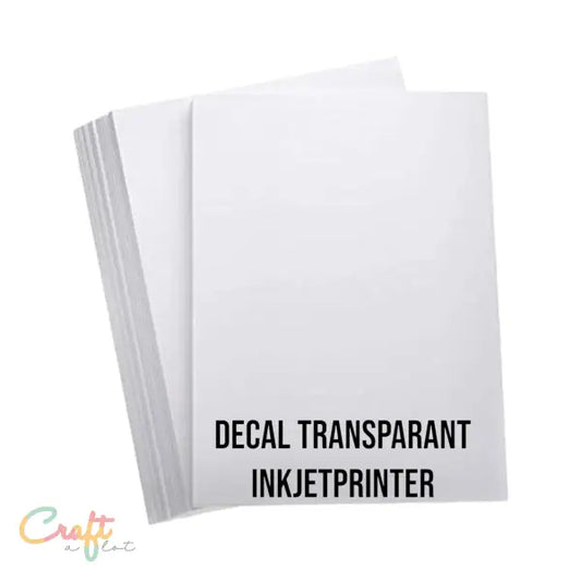 Decal Papier voor Inkjetprinter Transparant