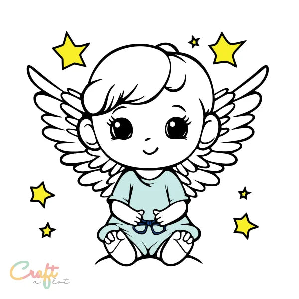 Engel SVG & DXF - Free • Gratis