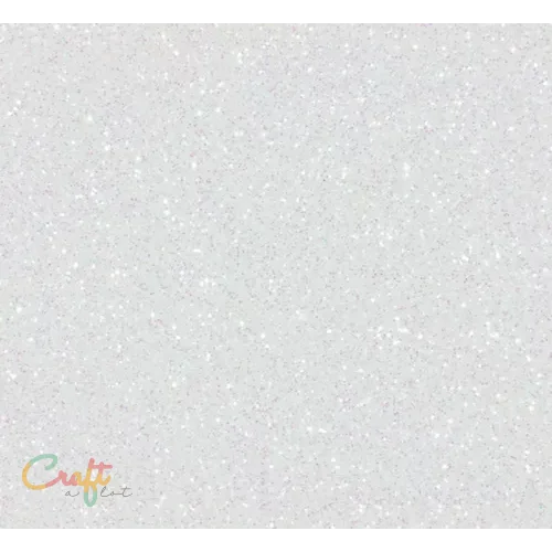 Siser glitter flex wit white textielfolie voor snijplotter