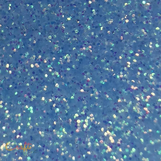 G0027 Neon Blauw - Siser Glitter Flexfolie Fluor Blue