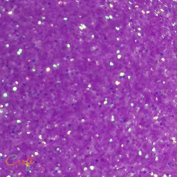 G0072 Neon Paars - Siser Glitter Flexfolie Fluor Purple