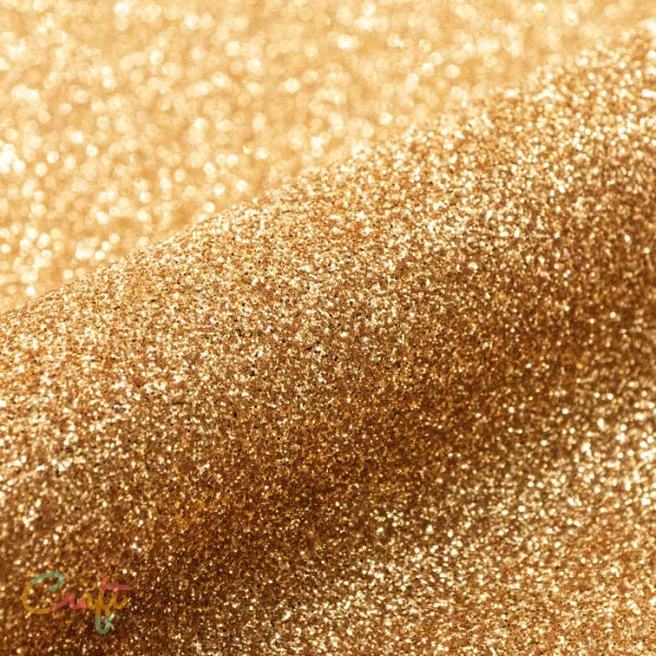 Opstrijkbare glitterflex folie om kleding te bedrukken oud goud old gold G0082 van Siser glitter flexfolie met glitters