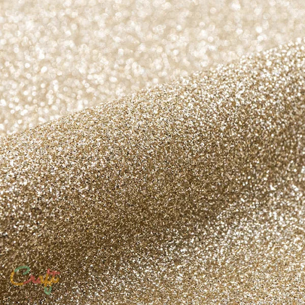 Opstrijkbare glitterflex folie om kleding te bedrukken 14k goud 14k gold G0094 van Siser glitter flexfolie met glitters