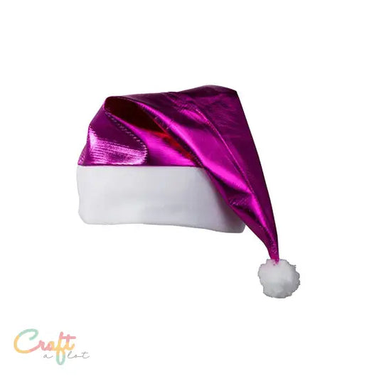 Glimmende kerstmuts roze metallic - Kerst • kerstbal • Natuurlijk • Neutraal
