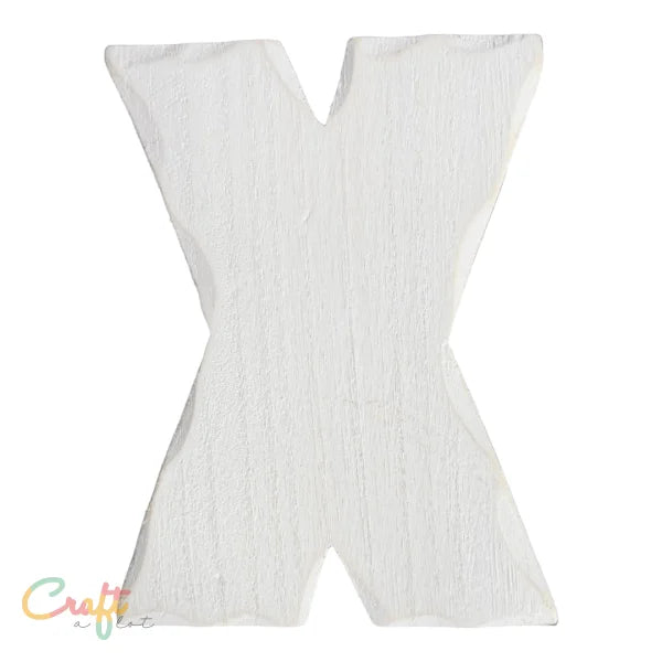 Houten letter X - Decoratie Hout • Letter