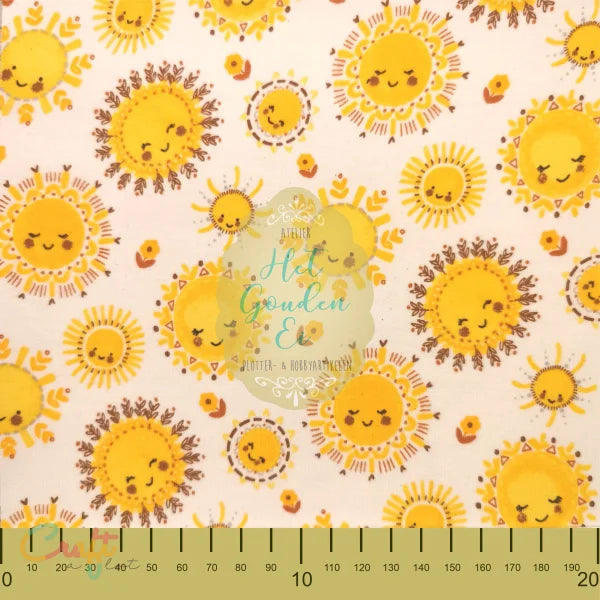 Jersey stof om zonder naaien te verlijmen met textiel.