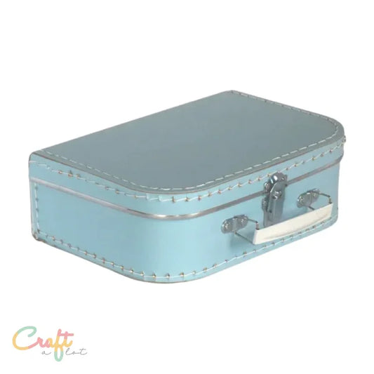 Kartonnen Koffertje Licht Blauw - Kinderkoffertje • Kist • Opbergkist