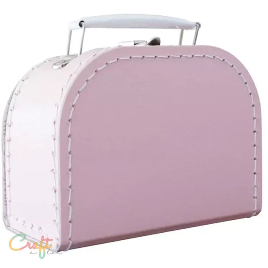 Kartonnen Koffertje Licht Roze - Kinderkoffertje • Kist • Opbergkist