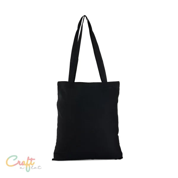 Katoenen tas met lang handvat - Katoen Boodschappentas • Draagtas • Shopper • Tas