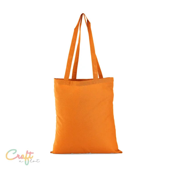 Katoenen tas met lang handvat - Katoen Boodschappentas • Draagtas • Shopper • Tas