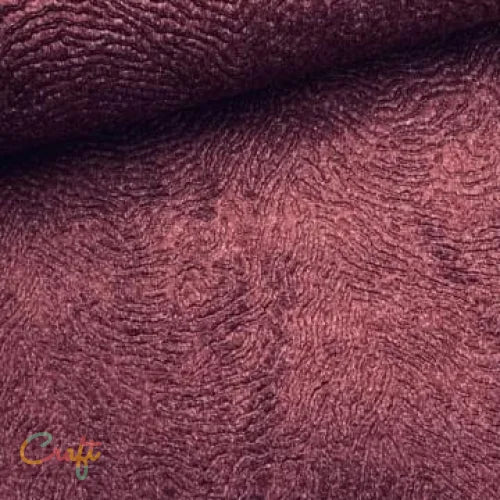 Kortharige vacht met 3D design aubergine - Hobbystoffen • Naaiplezier Quilt Quilten Stoffen