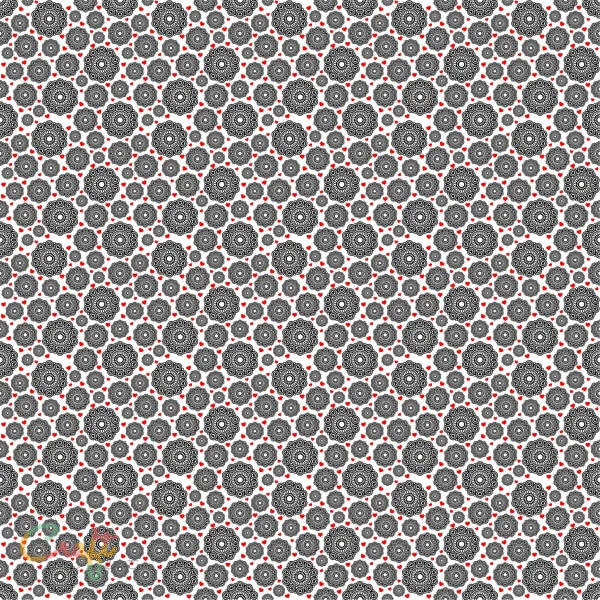 Zeeuwse Knop Hartjes Rood - KR0002 - Geprinte zelfklevende vinyl Binnen • Buiten • eco-solvent • Exclusief • Geprint