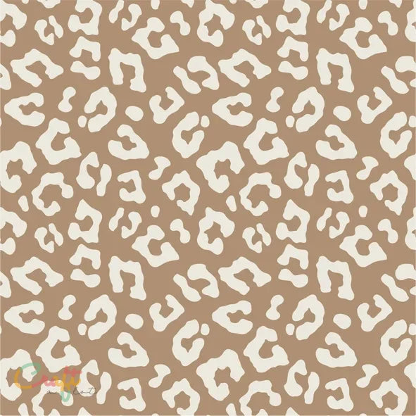 Luipaard grafisch huidskleur/crème- EK0002 - Geprinte zelfklevende vinyl Binnen • Buiten • eco-solvent • Exclusief • Geprint