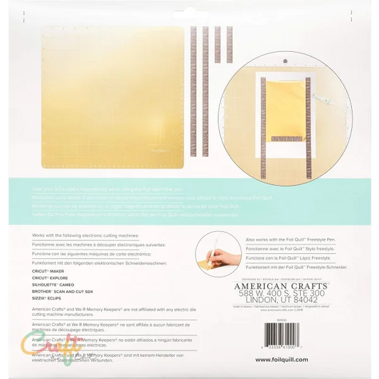 Magneetmat 30,5 x cm We R Memory Keepers - Snijmat Foil • Quill transfer Hotfoil Magnetisch