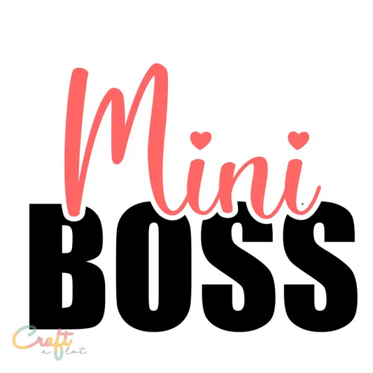 Mini Boss SVG - Gratis - Free