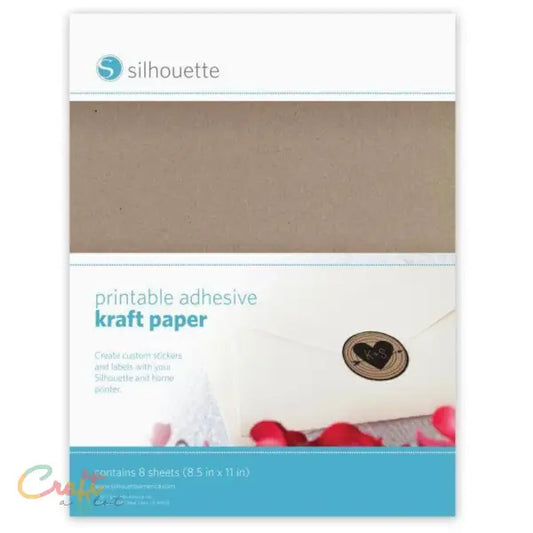 Printbaar Kraft Papier zelfklevend Silhouette - Zelfklevend papier Karton • Scrapbook