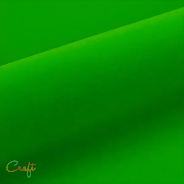 S0026 Fluoriserend Groen - Siser Stripflock™ Pro - Flockfolie Heat transfer vinyl • Stripflock