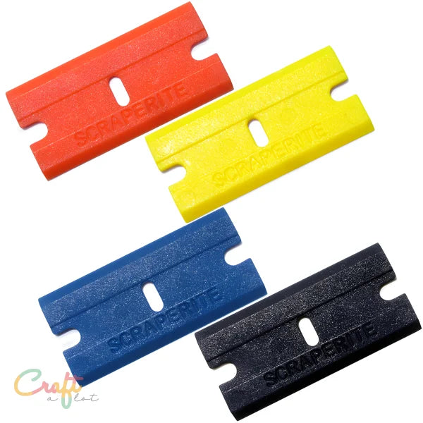 Scraperite veilige reserve messen polycarbonaat 5 stuks - Schraper • Tools • veilig