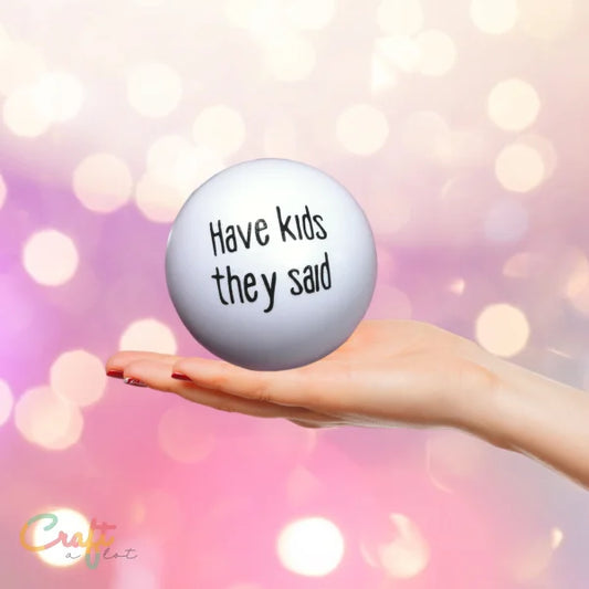 Stressbal wit - bedrukken