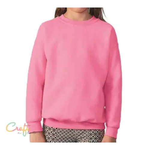 Sweater Jeugd Fluor Roze Gildan Heavy Blend M-XL - Baby & Kind • sweater • Textiel • Trui