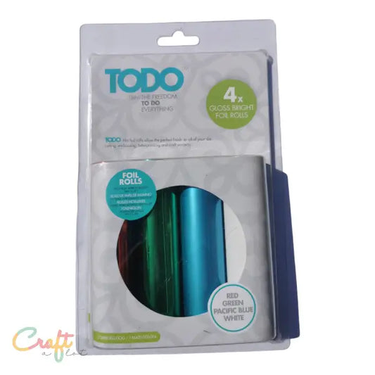 TODO Hotfoil Gloss Bright 4-pack - Embossing