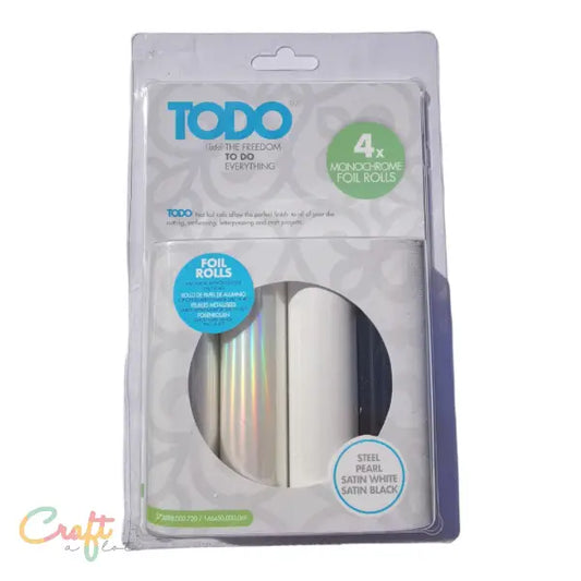 TODO Hotfoil Monochrome 4-pack - Embossing