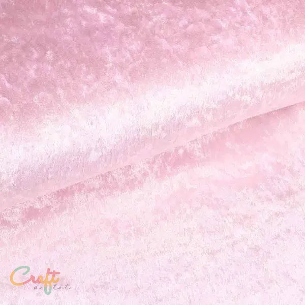 Velours de panne baby roze - Hobbystoffen • Naaiplezier Quilt Quilten Stoffen