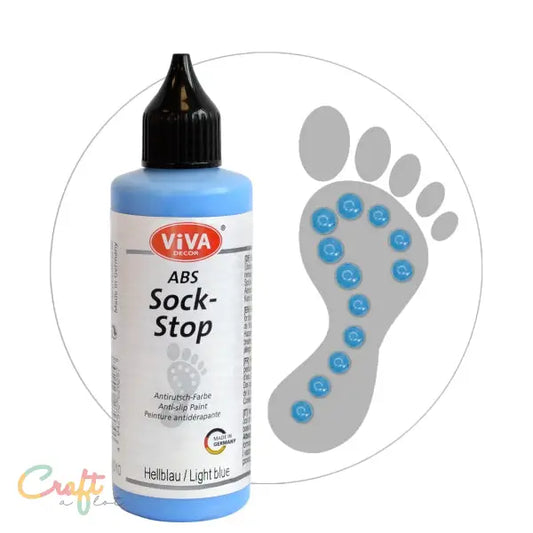 Viva ABS sock stop antislip verf Blauw - Textielverf • Fournituren