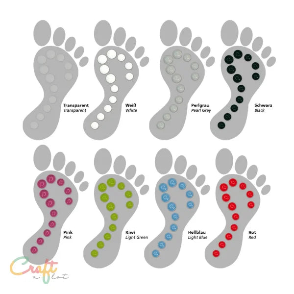 Viva ABS sock stop antislip verf Zwart - Textielverf • Fournituren