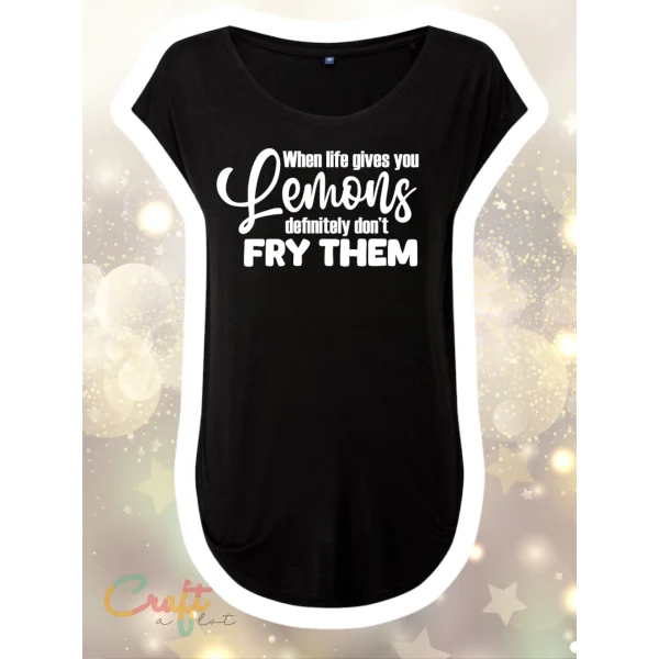 When life gives you lemons definitely don’t fry them SVG - lemons, svg gratis - Free • Gratis • Lemons