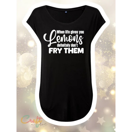 When life gives you lemons definitely don’t fry them SVG - lemons, svg gratis - Free • Gratis • Lemons