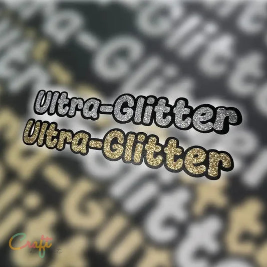 Zilver Glitter Glans - SUPERIOR Ultra-Glitter Vinyl Plakfolie zelfklevend vinyl snijfolie