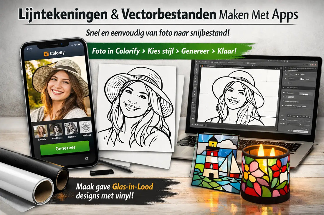 Lijntekeningen en vectorbestanden maken met apps: snel, eenvoudig en perfect voor jouw creatieve projecten