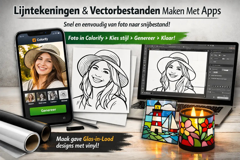 Lijntekeningen en vectorbestanden maken met apps: snel, eenvoudig en perfect voor jouw creatieve projecten