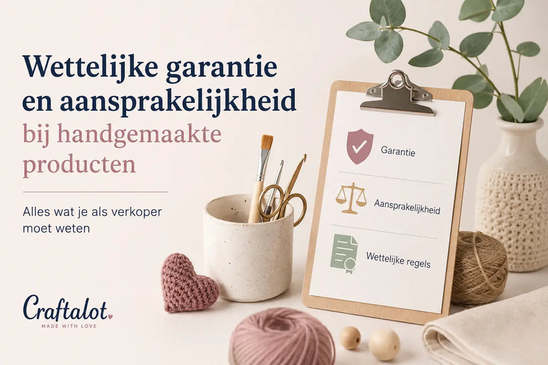 Wettelijke garantie en aansprakelijkheid bij handgemaakte producten