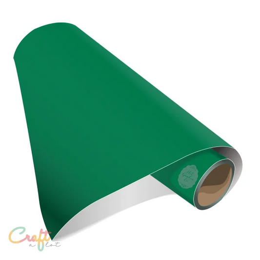 Zelfklevend vinyl plakfolie om stickers te snijden met een plotter ookwel plotterfolie in de kleur groen green 061 van Oracal 641 matte plotter snijfolie mat